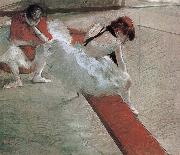 Edgar Degas Dancer have a break Spain oil painting artist